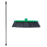 Click for a bigger picture.xx Green 10.5'' Soft Broom With Handle