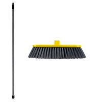 Click for a bigger picture.xx Yellow 10.5'' Soft Broom With Handle