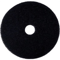 Click for a bigger picture.16'' Black Floor Pads - 100% Recycled Polyester