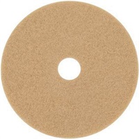 Click for a bigger picture.17'' Tan Floor Pads - 100% Recycled Polyester