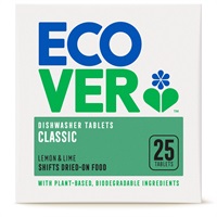 Click for a bigger picture.Ecover Dishwasher Tablets 6 X 25