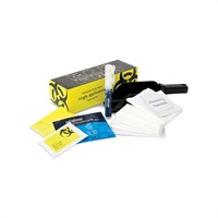 Click for a bigger picture.Single Application Body Fluid Clean Up Kit