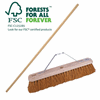 xx 24'' Soft Yard Broom Complete