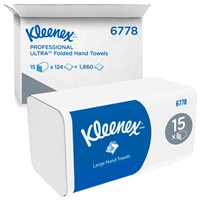 Click for a bigger picture.Kimberly-Clark 6778 Kleenex Ultra Hand Towels 2Ply