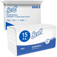 Click for a bigger picture.Kimberly-Clark 6663 Scott Control Folded Hand Towels