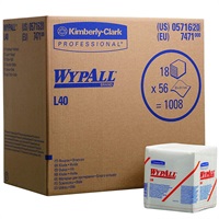 Click for a bigger picture.Kimberly-Clark 7471 Wypall L40 1/4 Fold White 8x56