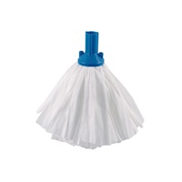 Click for a bigger picture.Exel Big White Mop Head - Blue Socket 117g