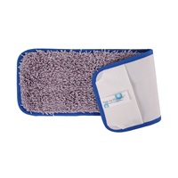 Click for a bigger picture.Nano-Ag Microfibre Flat Mop Blue - For Use with Pro-Mist Flat Mop System