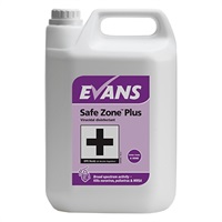 Click for a bigger picture.Safe Zone Plus Virucidal Disinfectant 5L - RTU Passes EN 14476 EN 1276