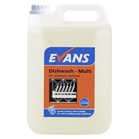 Click for a bigger picture.Evans Dish Wash Multi 5LTR - Handle Product With Care - Corrosive