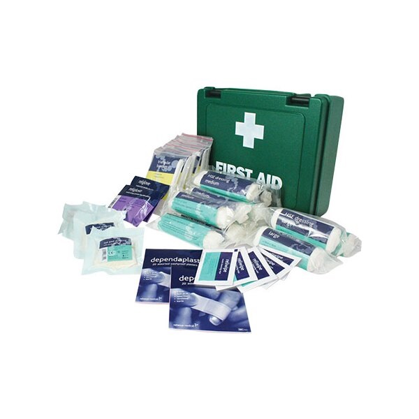 Click for a bigger picture.Standard HSE 20 First Aid Kit