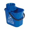 15L Blue Professional Mop Bucket + Wringer