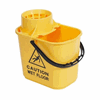 15L Yellow Professional Mop Bucket With Wringer