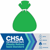 Click here for more details of the Green Refuse Sacks CHSA - Heavy Duty (15kg) 90L 18x29x38