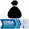 Click here for more details of the Black Refuse Sacks Wide CHSA Extra Heavy Duty (18kg) 110L 18x32x38